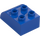 Duplo Blue Brick 2 x 3 with Curved Top (2302)