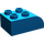 Duplo Bleu Brique 2 x 3 avec Haut incurvé (2302)