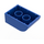 Duplo Blue Brick 2 x 3 with Curved Top (2302)