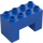 Duplo Blue Brick 2 x 4 x 2 with 2 x 2 Cutout on Bottom (6394)