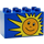 Duplo Blue Brick 2 x 4 x 2 with Happy Yellow Sun (31111)