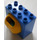 Duplo Blu Mattoncino 2 x 4 x 3 con turning Giallo rattle Palla