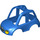 Duplo Azul Coche Parte superior con Amarillo Headlights (15975 / 15983)