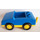 Duplo Blue Car with 4 studs as seat (2235 / 74562)