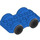 Duplo Blu Macchina con Nero Ruote e Argento Hubcaps (11970 / 35026)