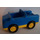 Duplo Blue Car with Yellow Base and Tow Bar (2218 / 74445)