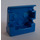Duplo Blue Panel 1 x 2 x 1 2/3 Sloped with 3 Embossed Gauges (6428)