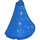 Duplo Blue Steeple Half Round 3 x 5 x 4 with Stars (98238 / 101594)