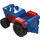 Duplo Blue Tractor with Red Mudguards