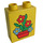 Duplo Kloss 1 x 2 x 2 med Blommor utan bottenrör (4066)