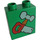 Duplo Brick 1 x 2 x 2 with Hammer and Saw Pattern without Bottom Tube (4066 / 41182)