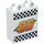 Duplo Brick 1 x 2 x 2 with Lightning Bolt &quot;95&quot; and Checkered Flag without Bottom Tube (4066 / 95819)