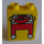 Duplo Brick 1 x 2 x 2 with Red Grill without Bottom Tube (4066 / 42657)