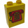 Duplo Steen 1 x 2 x 2 met Rood Telephone zonder buis aan de onderzijde (4066)