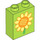 Duplo Brick 1 x 2 x 2 with Sunflower (4066)