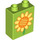 Duplo Brick 1 x 2 x 2 with Sunflower (4066)