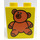 Duplo Brick 1 x 2 x 2 with Teddy Bear without Bottom Tube (4066 / 82075)