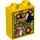 Duplo Brick 1 x 2 x 2 with toucan and tiger with Bottom Tube (15847 / 58046)