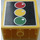 Duplo Brick 1 x 2 x 2 with Traffic Lights with Bottom Tube (15847)