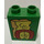 Duplo Brick 1 x 2 x 2 with Two Cheese Pattern without Bottom Tube (4066)