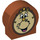 Duplo Brick 1 x 3 x 2 with Round Top with &#039;Cogsworth&#039; Clock face with Cutout Sides (14222 / 36610)