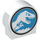 Duplo Steen 1 x 3 x 2 met Ronde Top met Jurassic World logo met uitgesneden zijkanten (14222 / 38243)