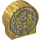 Duplo Steen 1 x 3 x 2 met Ronde Top met Skull en Crossbones met uitgesneden zijkanten (13796 / 14222)
