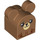 Duplo Brick 2 x 2 Curved with Ears and Teddy Bear (105424)