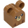 Duplo Brick 2 x 2 Curved with Ears and Teddy Bear (105424)