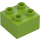 Duplo Steen 2 x 2 met Groen &#039;3&#039; (3437 / 15962)