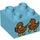 Duplo Brick 2 x 2 with Two Brown Chicks (3437 / 19520)