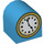 Duplo Brique 2 x 2 x 2 avec Haut incurvé avec Clock Affronter (3664 / 38808)