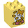 Duplo Brick 2 x 2 x 2 with Kitten Face, Food Bowl, and Goldfish (1369 / 31110)