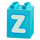 Duplo Steen 2 x 2 x 2 met Letter &quot;Z&quot; Decoratie (31110 / 65976)