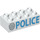 Duplo Brick 2 x 4 with Silver Badge and &quot;POLICE&quot; (3011 / 61322)