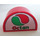 Duplo Brick 2 x 4 x 2 with Curved Top with Octan Logo (31213)
