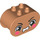 Duplo Brick 2 x 4 x 2 with Rounded Ends with Angry Face (6448 / 105435)