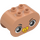 Duplo Brick 2 x 4 x 2 with Rounded Ends with Surprised Face (6448 / 105454)