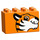 Duplo Brick 2 x 4 x 2 with Tiger Head (31111 / 43524)