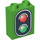 Duplo Leuchtend grün Backstein 1 x 2 x 2 mit Traffic Light ohne Unterrohr (49564 / 52381)