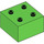 Duplo Fel groen Steen 2 x 2 (3437 / 89461)
