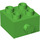 Duplo Bright Green Brick 2 x 2 with Pin (3966)