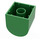 Duplo Verde brillante Ladrillo 2 x 2 x 2 con Parte superior curva (3664)