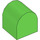 Duplo Vert clair Brique 2 x 2 x 2 avec Haut incurvé (3664)