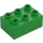 Duplo Bright Green Brick 2 x 3 (87084)