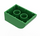 Duplo Verde brillante Mattoncino 2 x 3 con Parte superiore curva (2302)