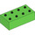 Duplo Bright Green Brick 2 x 4 (3011 / 31459)