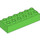 Duplo Bright Green Brick 2 x 6 (2300)