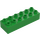 Duplo Leuchtendes Grün Stein 2 x 6 (2300)