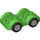 Duplo Vert clair Auto avec Noir roues et Argent Hubcaps (11970 / 35026)